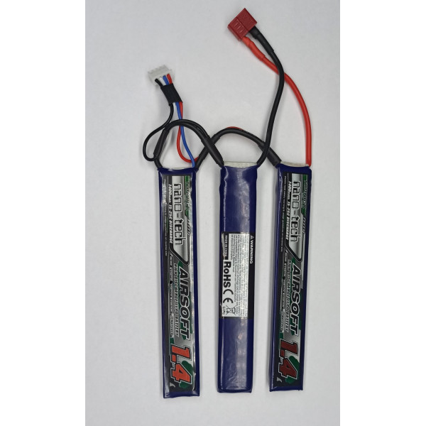 TURNIGY NANO-TECH 11,1V 1400MAH 15-25C UNIVERSAL 1+1